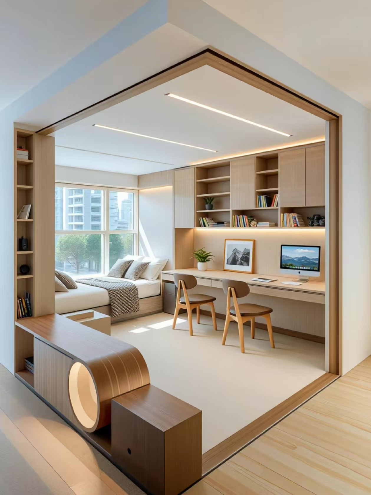 融贯中西的禅意茶室