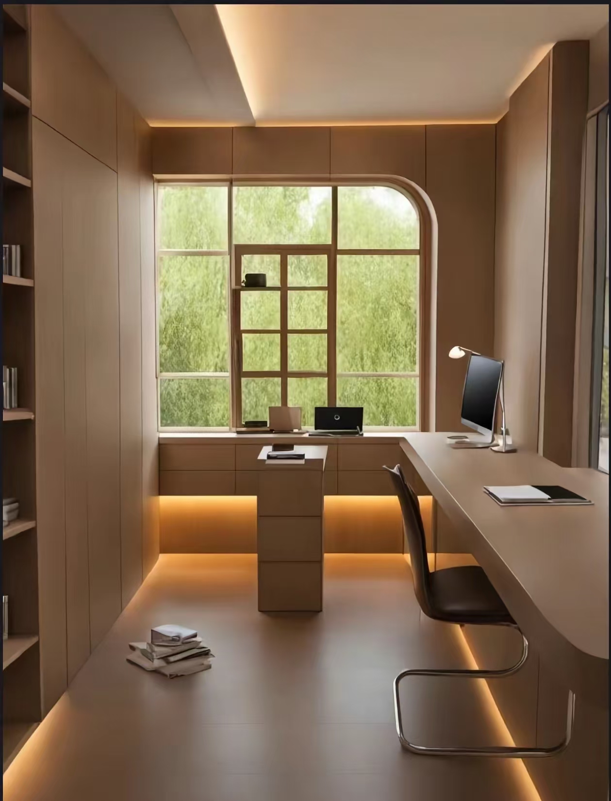 极简大板书桌的心流体验